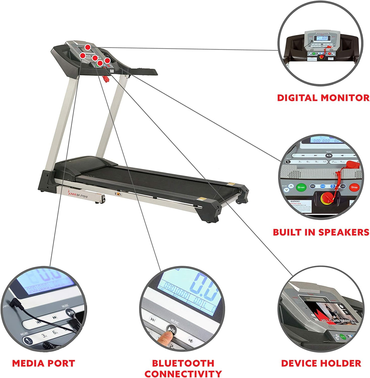 Grey Treadmill with Auto Incline X93441