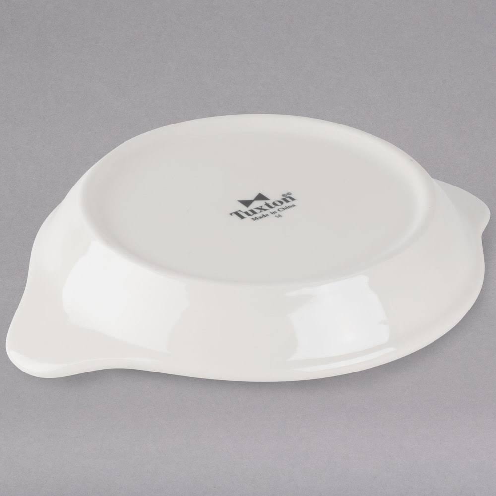 11 oz. Eggshell Round China Egg Dish - 12/Case Y153021