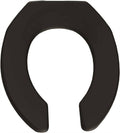 Black Elongated Plastic Toilet Seat N16141