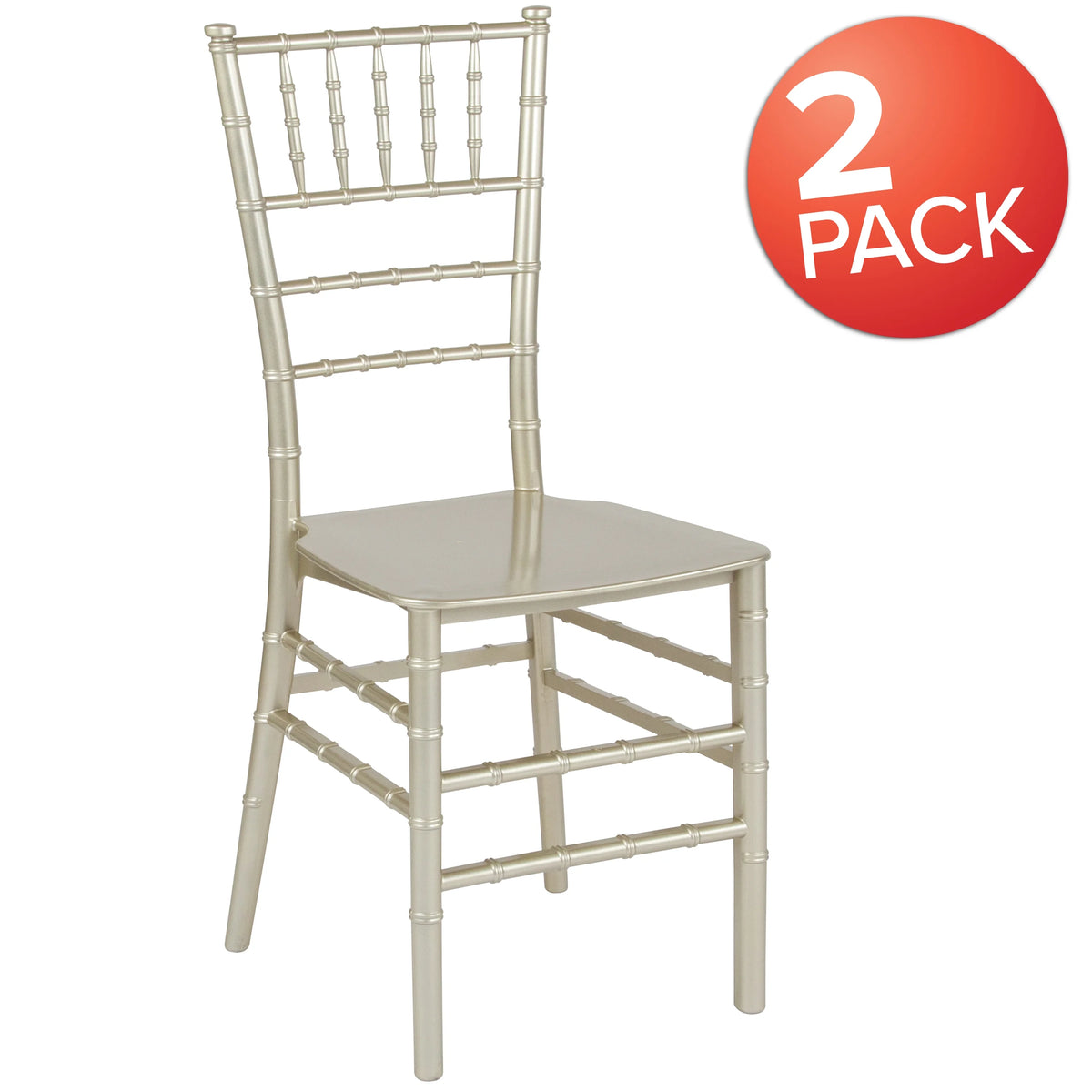 2 Pack Stackable Resin Chiavari Chair S381163