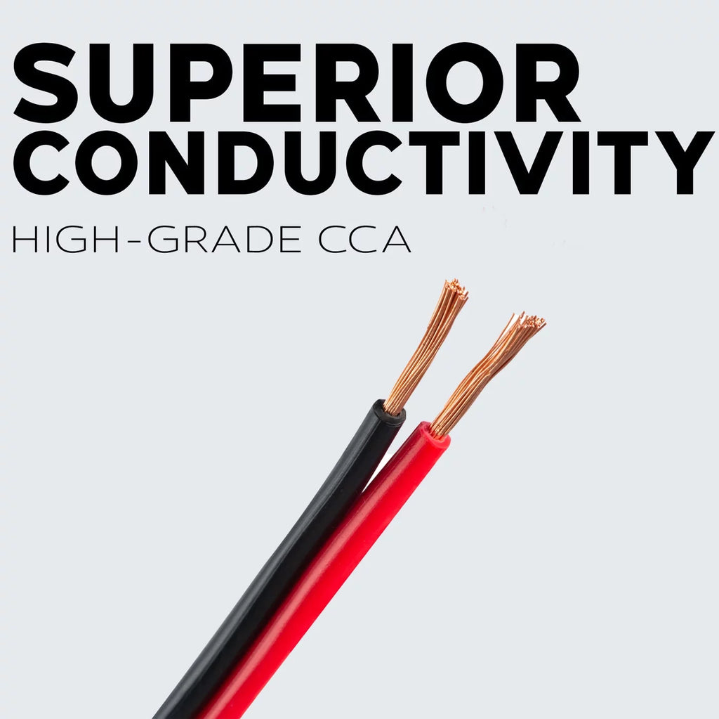 14 Gauge 500' Red Black Speaker Cable Wire N684876