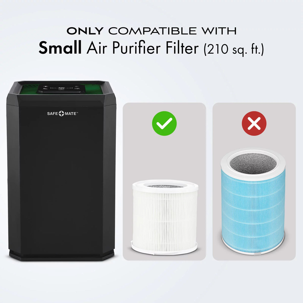 Black True H13 HEPA Air Purifier L7264