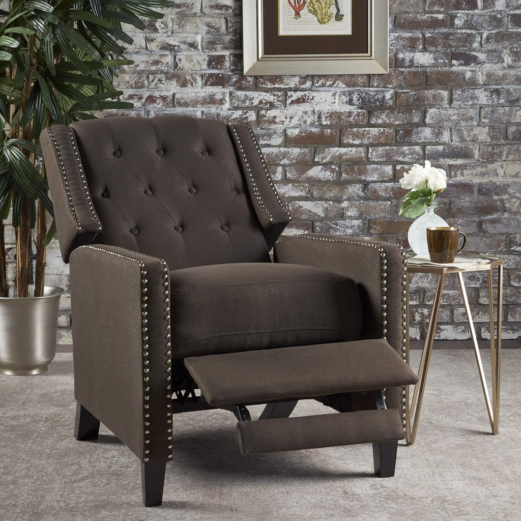Traditional Fabric Recliner D5788