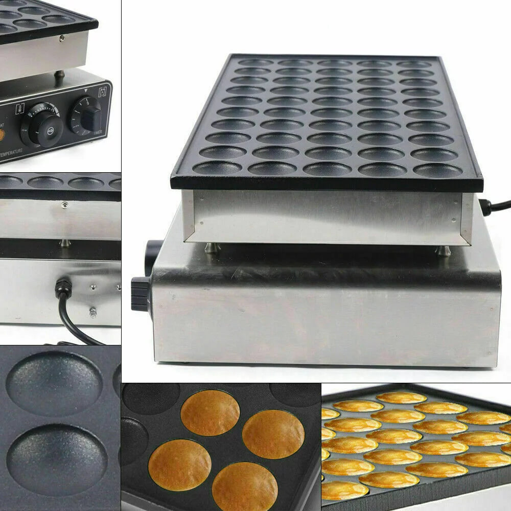 50 Hole Electric Nonstick Waffle Maker Y15339