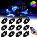 RGB LED Rock Lights with APP Bluetooth Controller Q666