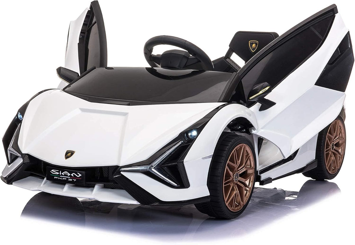 Red Licensed Lamborghini Sian 12V Electric Ride On Car with Parent Remote Control B831