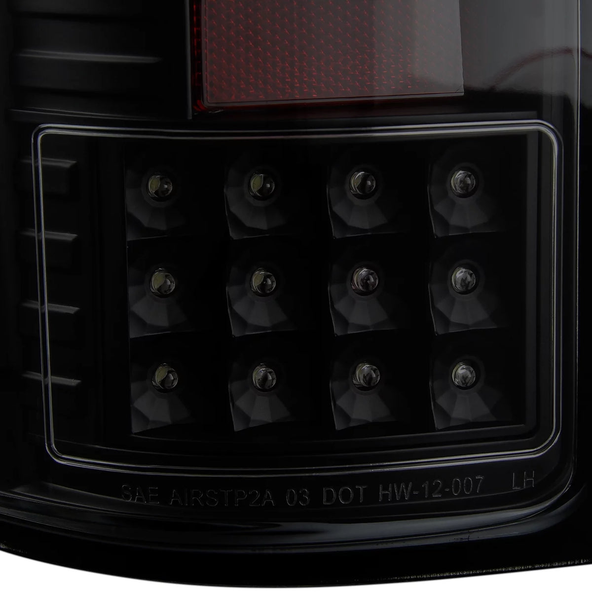 Black Smoked LED Tail Light + Headlight W9424