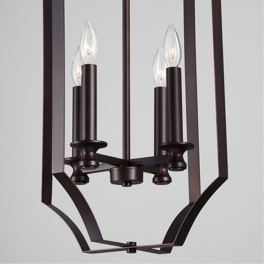 Matte Black 4 Light Foyer E98445