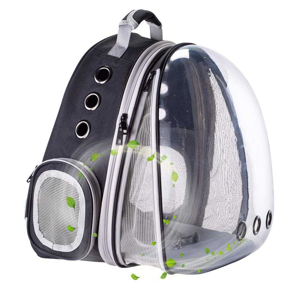 Expandable Cat Backpack Carrier with Bubble Window H3013