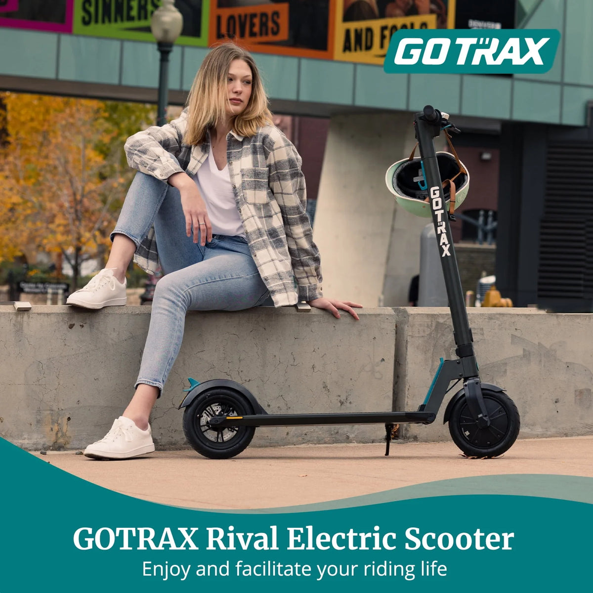 Charcoal Gray 8.5 Pneumatic Tire 250W Foldable Electric Scooter P23264