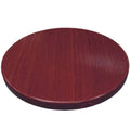 Mahogany Resin Round Table Top O3938