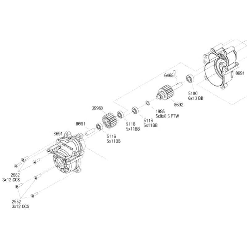 Aluminum Transmission Case C145