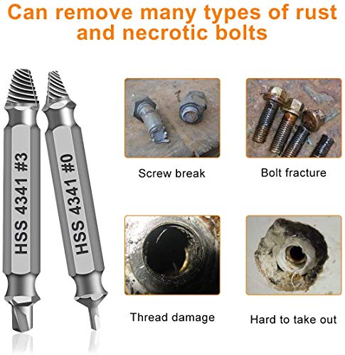 Damaged Screw Extractor Set H438