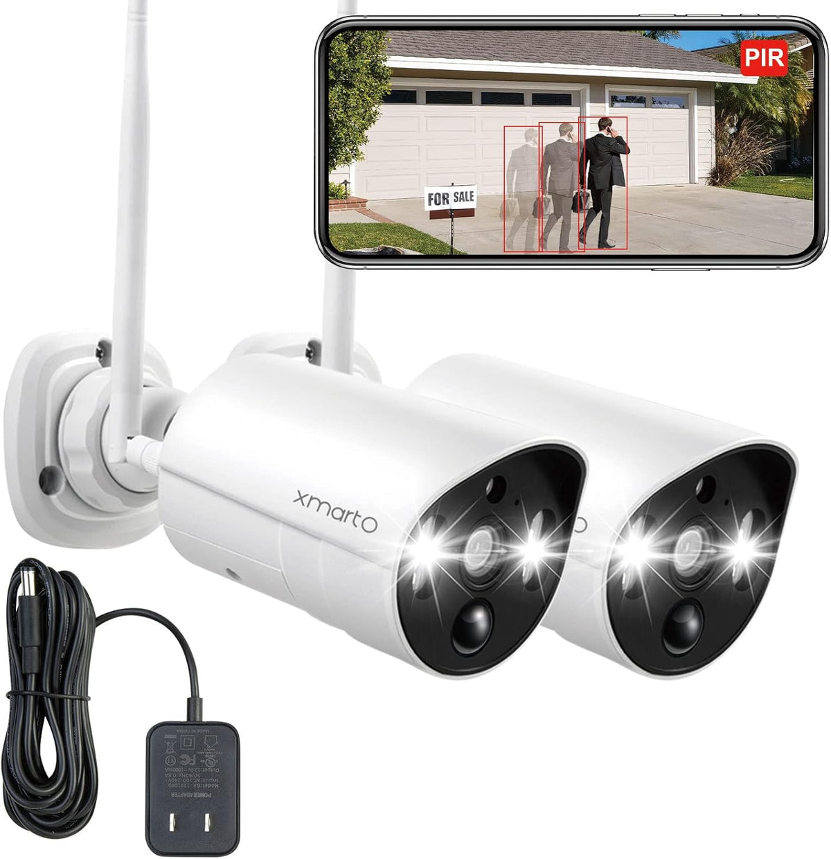 8CH 2K HD Wireless Security Camera System with 1TB HDD Q43537