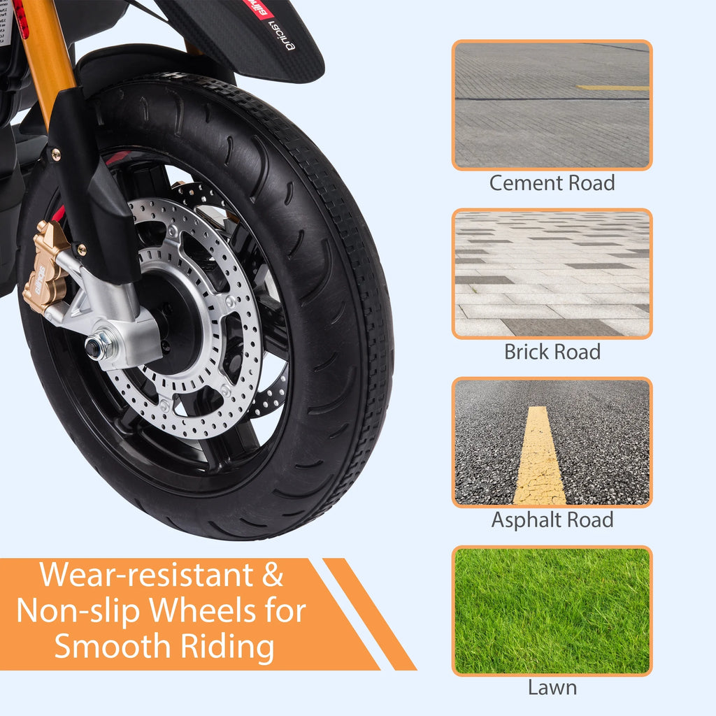 12V Ride on Motorcycle Electric Motorbike with Training Wheels E960
