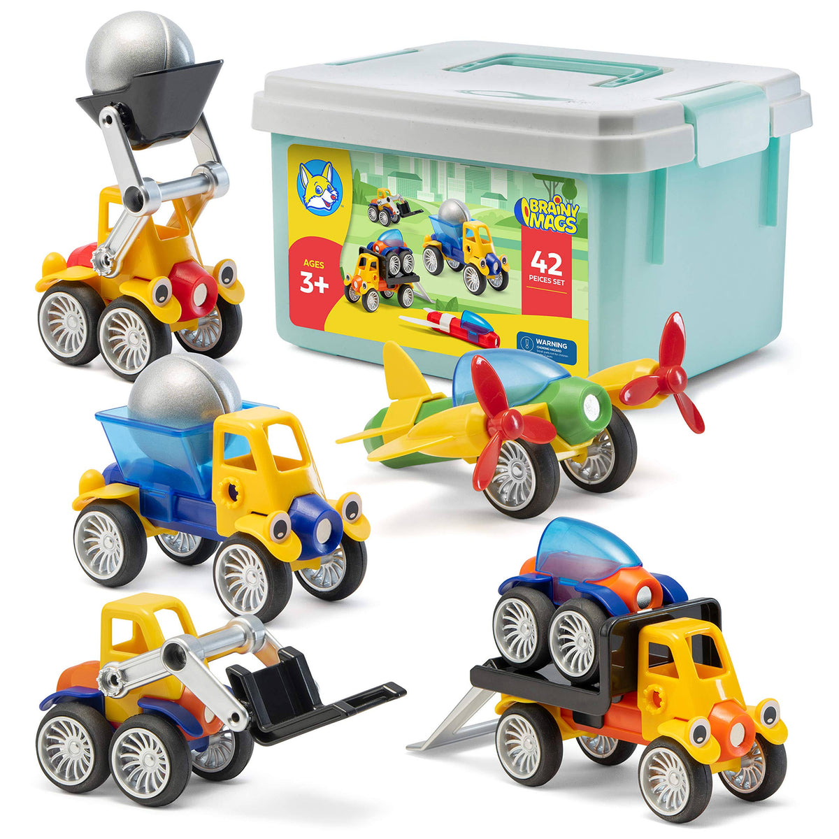 Magnetic Toy Cars Set G512