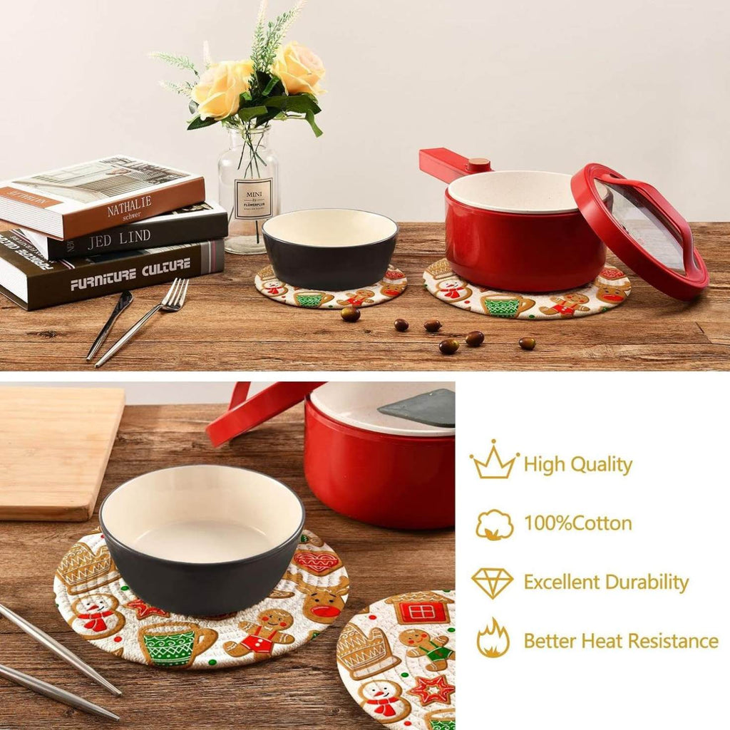 Cotton Woven Potholders Set 2 PCS Y9462