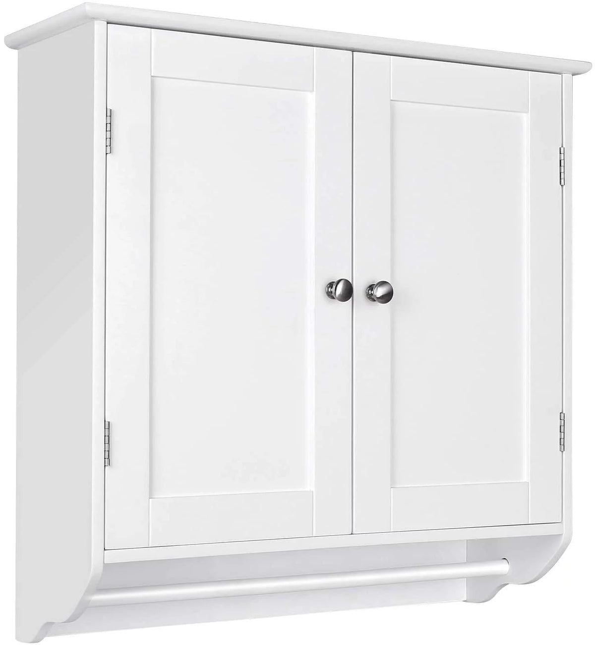 White Over The Toilet Storage Cabinet with Adjustable Shelf Z978