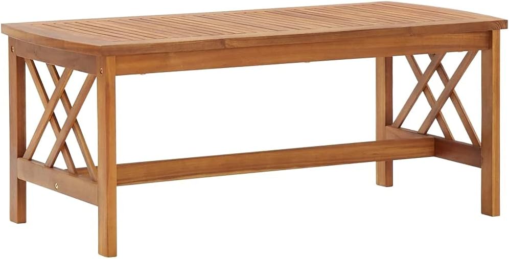 Solid Acacia Wood Coffee Table U71646