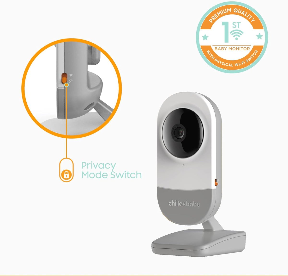 Baby Monitor with Camera & Control Unit, 4.3 Screen, HD Camera, Night Vision L2888