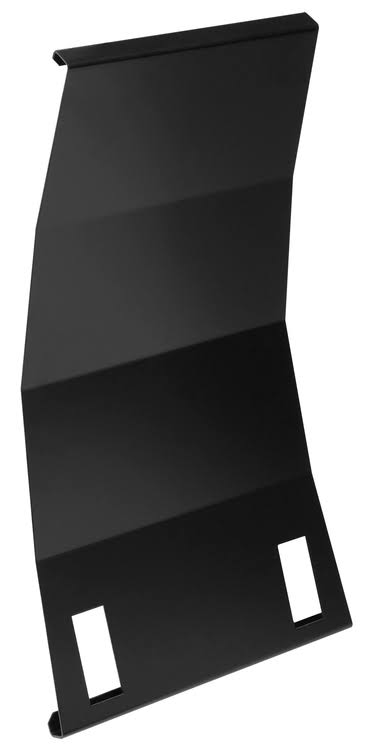 Black Steel Wood Caddy U8747