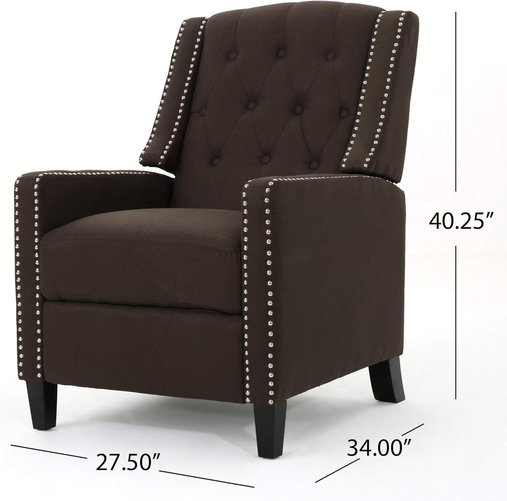 Traditional Fabric Recliner D5788