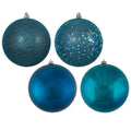 12x22 Sea Blue 4Fin Ball Asst Drilled 4/Bg Q35438