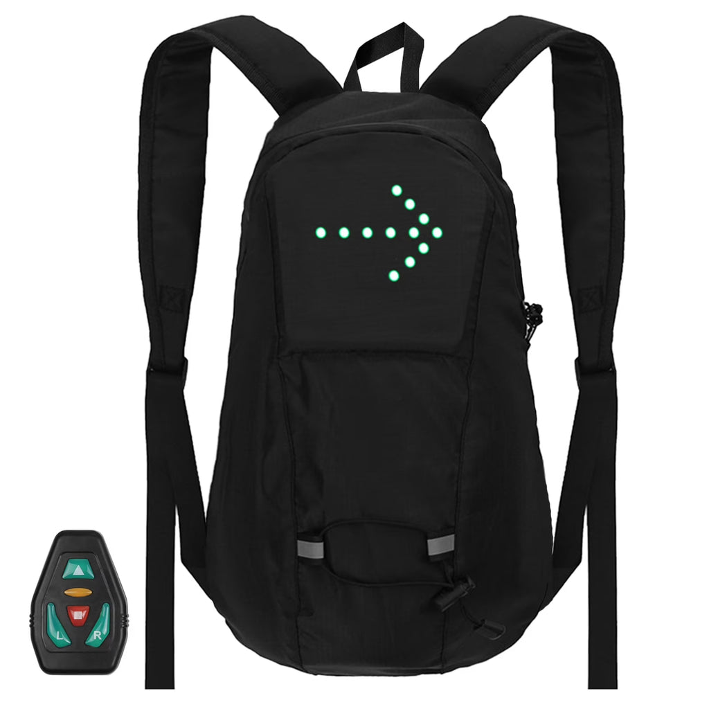 LED Turn Signal Bike Backpack 15L Waterproof A93349