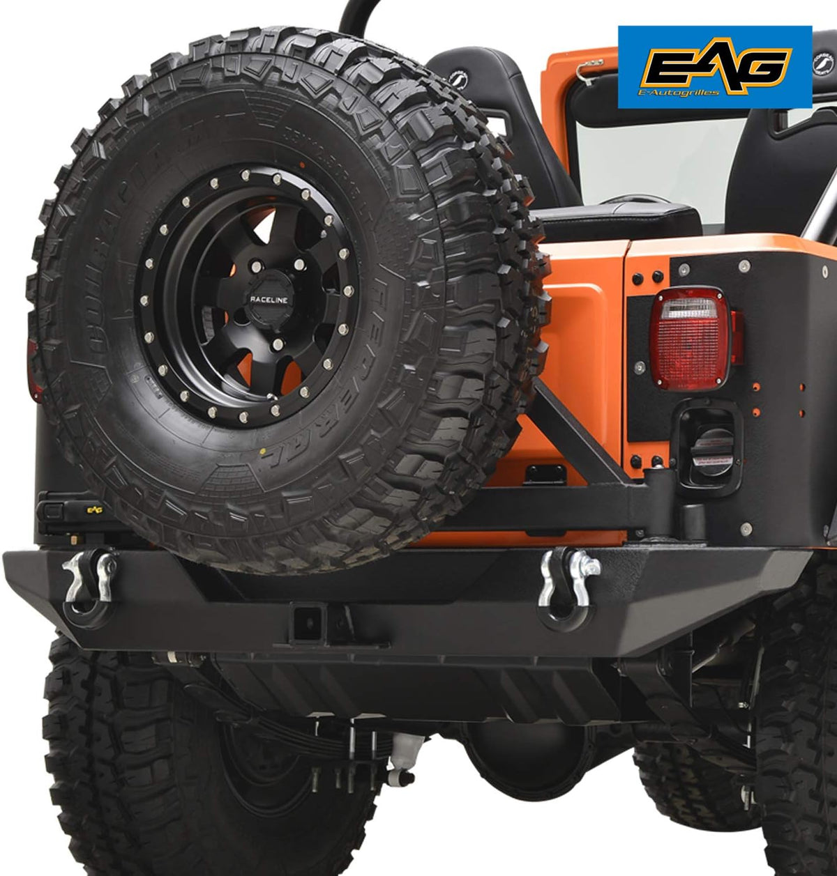 Rock Crawler Rear Bumper with Tire Carrier Z5347
