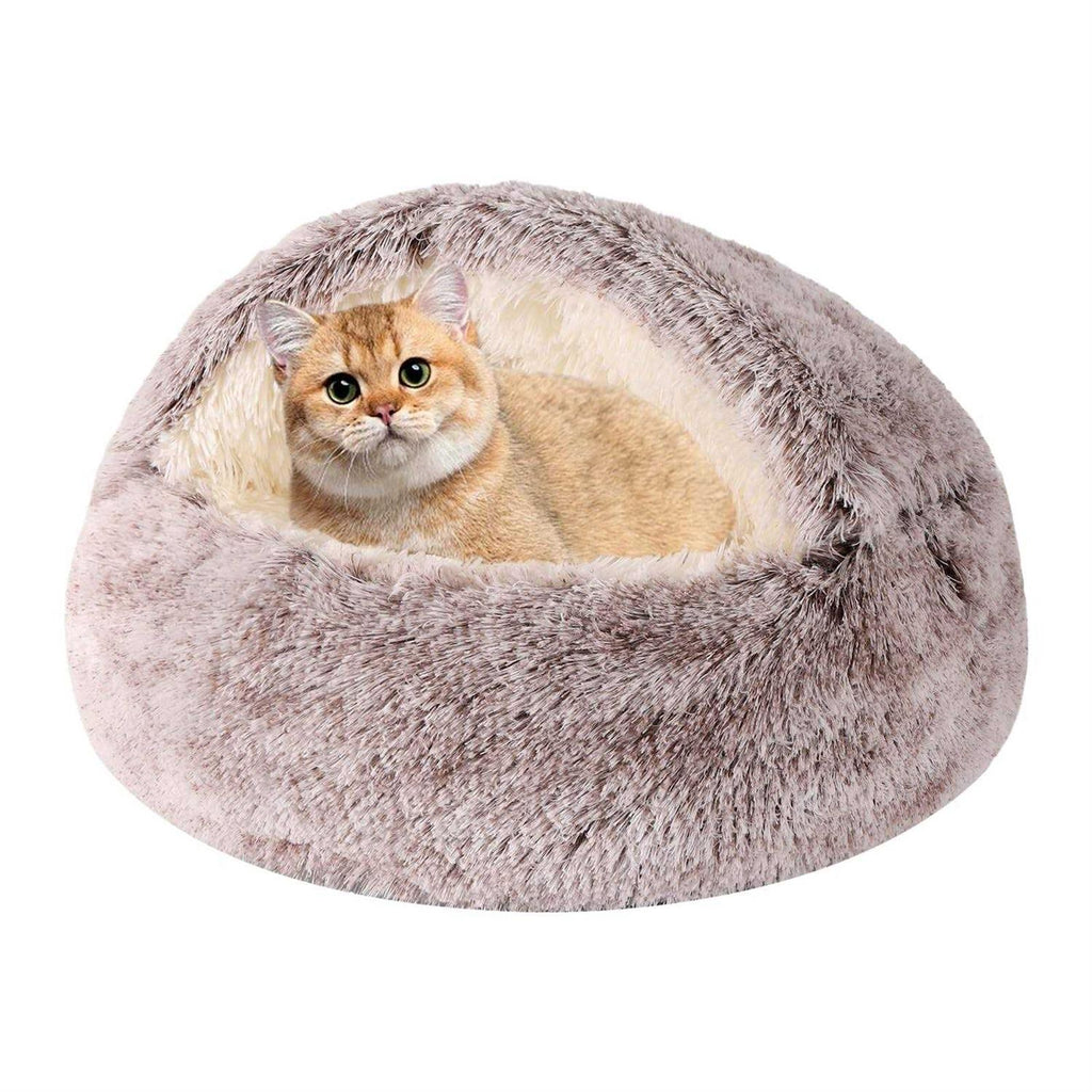Hooded Round Dog Bed & Cat Cave Bed U70847