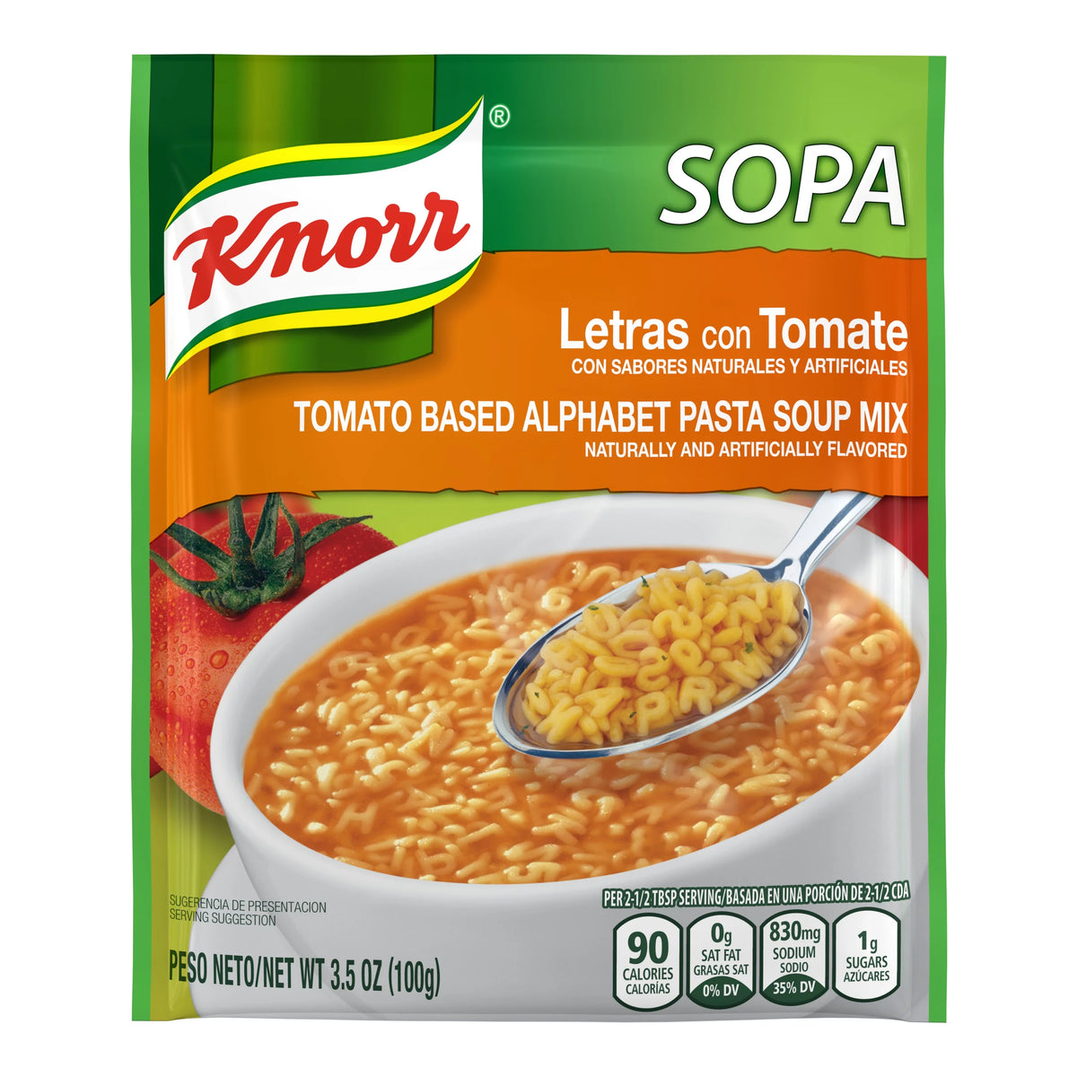 Tomato Alphabet Pasta Soup Mix 3.5 oz Pack of 18 C185