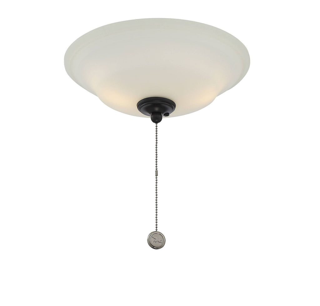 Matte Black Fan Light Kit P715461