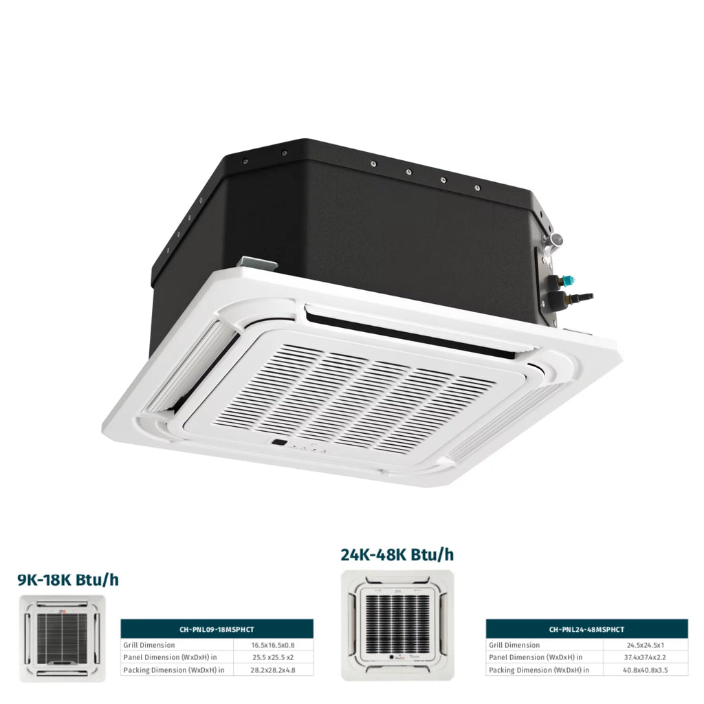 36000 BTU 230V Dual 2 Zone Mini Split Heat Pump Air Conditioner E37422