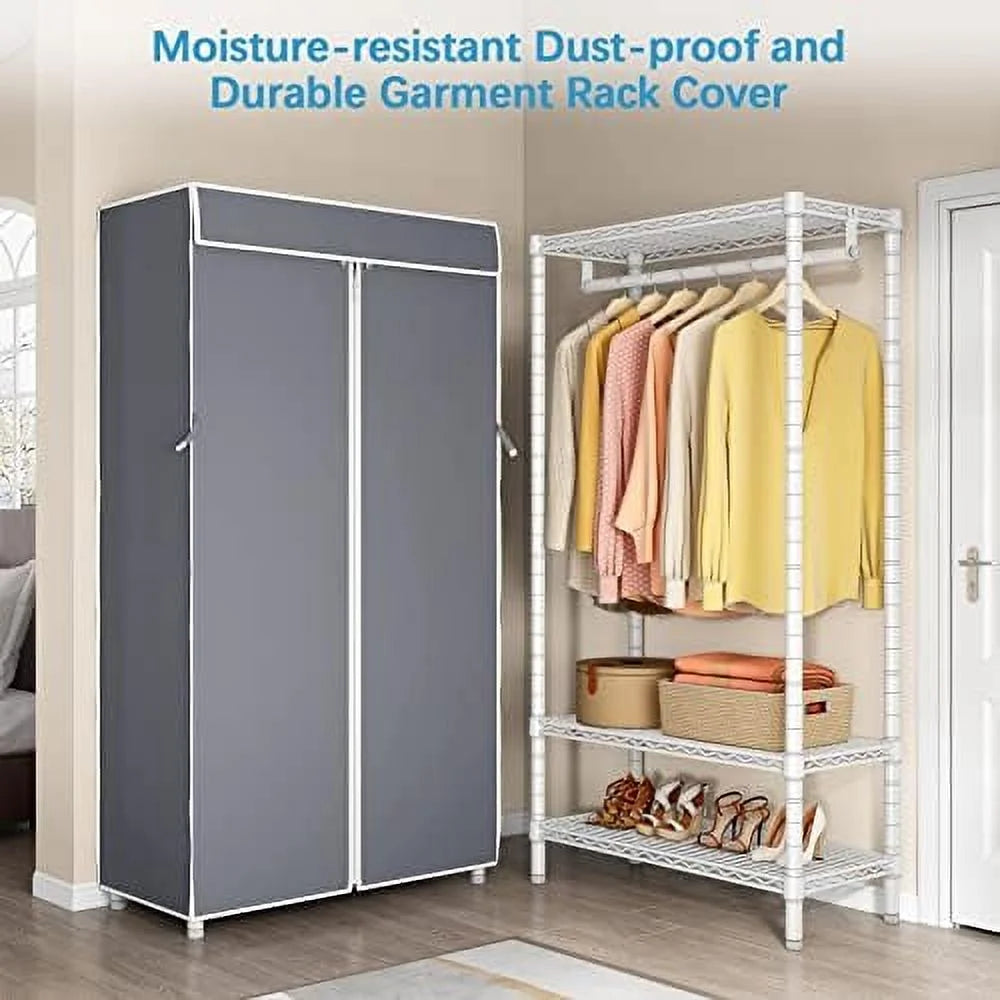 3 Tiers Garment Rack with Cover L202954