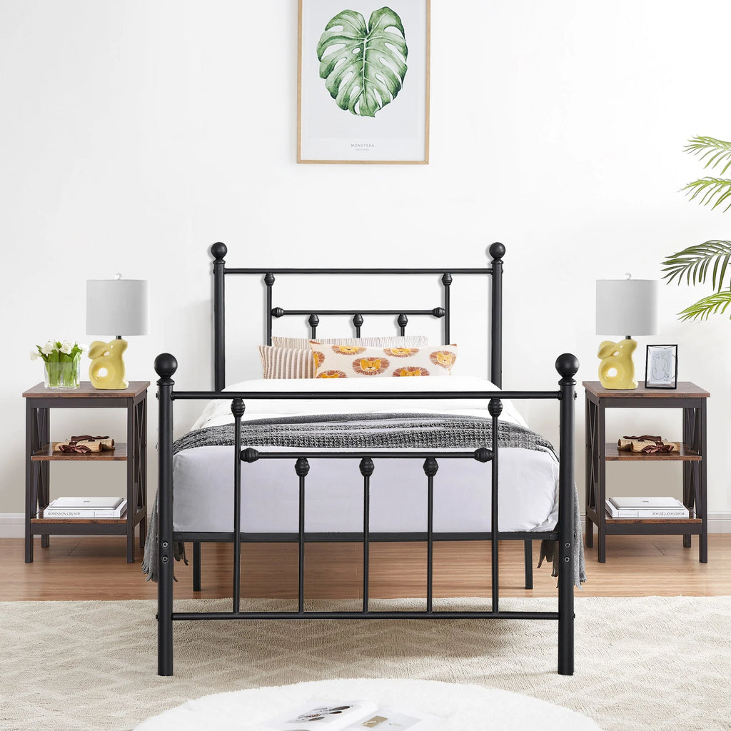 Set of 2 Nightstand with 3-Tier Shelf U58030