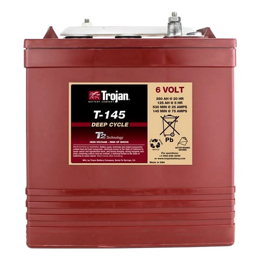 6 Volt 260 AH Deep Cycle Battery 6 Pack O411694