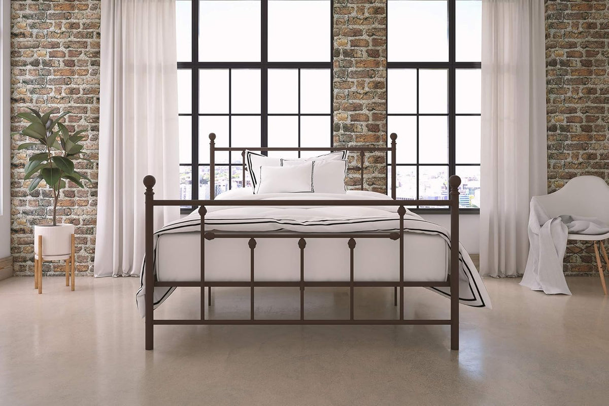 Twin Size Metal Canopy Bed Frame Z939