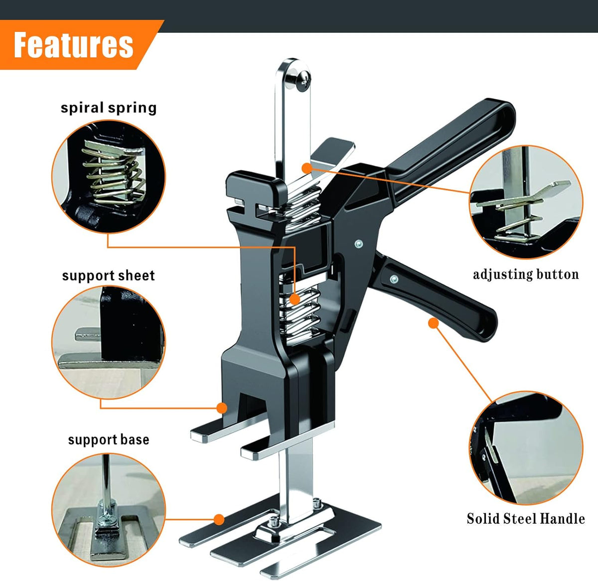 Solid Metal Arm Handheld Jack (2pcs) V585646