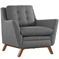 Grey Fabric Sofa Set of Two E963193