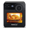 Black 16-in-1 Digital Air Fryer Oven with Rotisserie and Dehydrator V287412