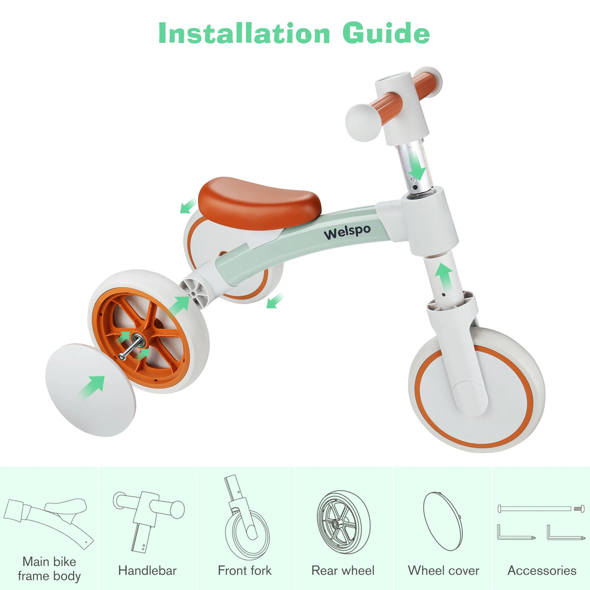 Baby Balance Bike for Ages 10 Months to 3 Years B15314