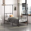 Twin Size Metal Canopy Bed Frame Z939