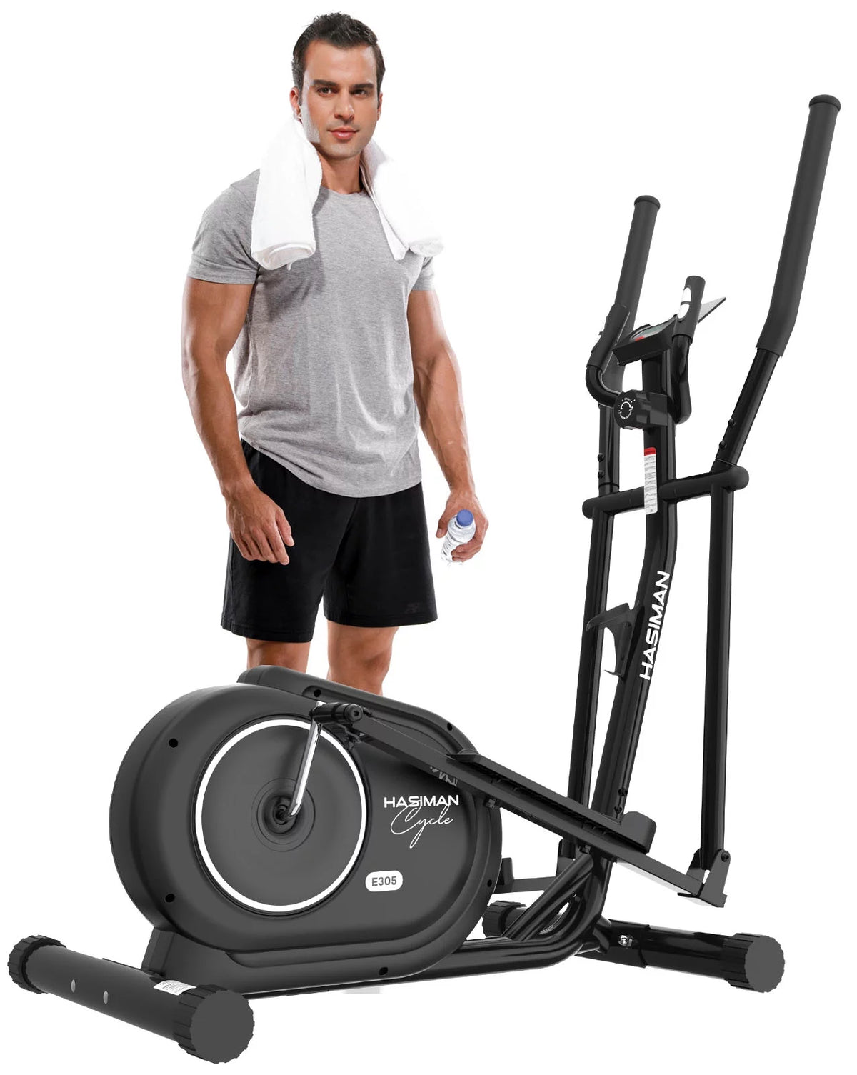 Silent Magnetic Elliptical Bike Stationary Exercise Machine J266