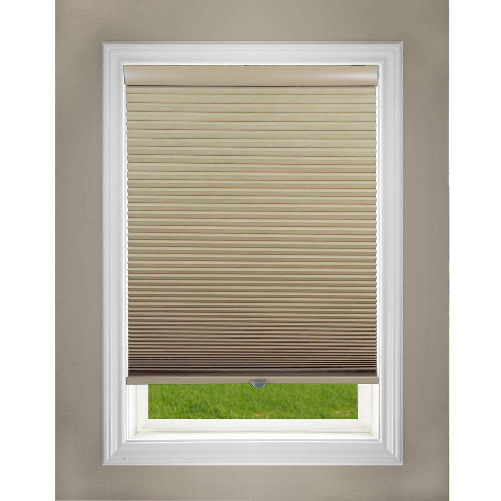 Khaki 1.5in. Blackout Cordless Cellular Shade 72in. W x 72in. L P3489