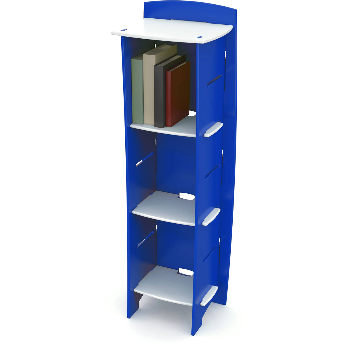 White 3-Shelf Bookcase Y522