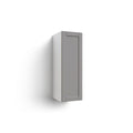 Gray Shaker Single Door Wall Cabinet Right Handed 12 in. W x 13.8 in. D x 36.5 in. H X1222