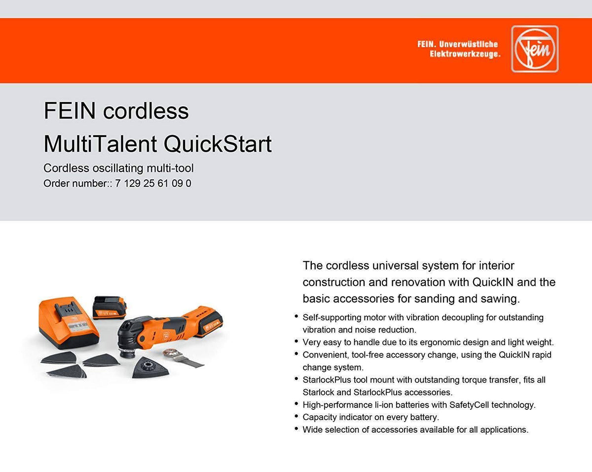 Cordless Oscillating Multi-Tool Q1264