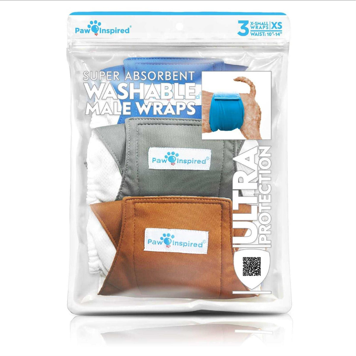 Male Dog Wraps Washable Belly Band D997