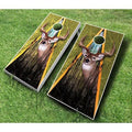 White Cornhole Set Q600