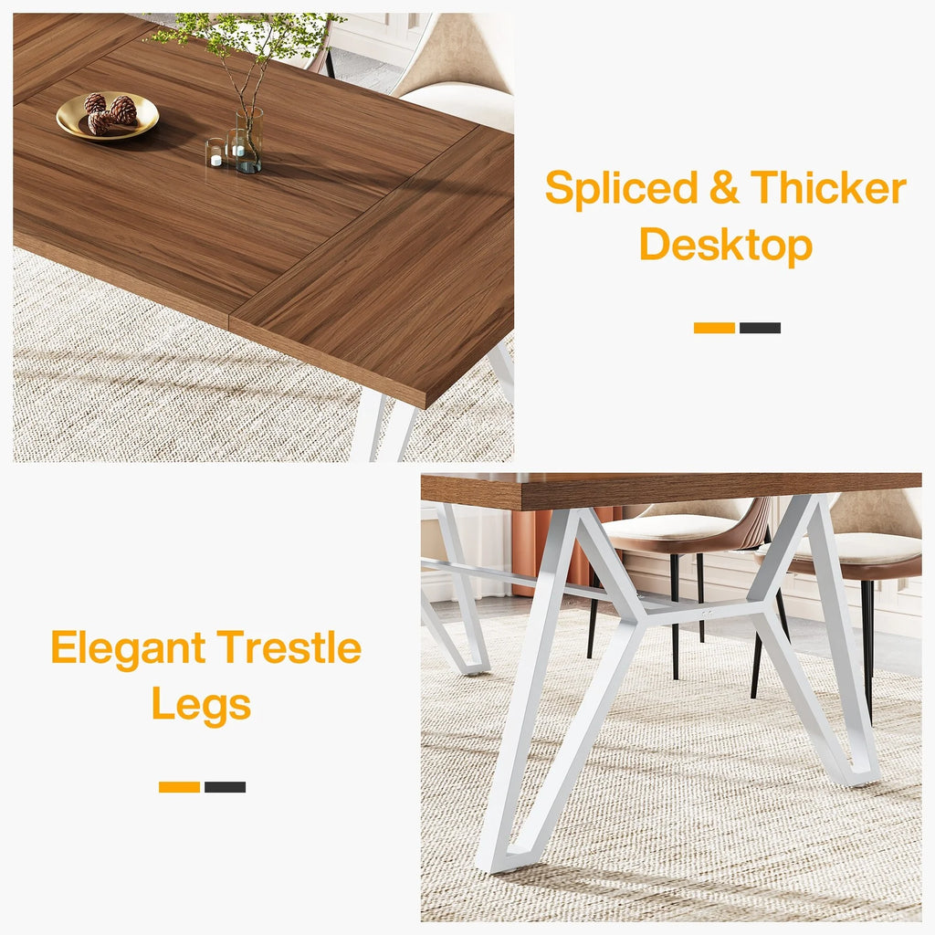 70-In Rectangular Wood Dining Table O638